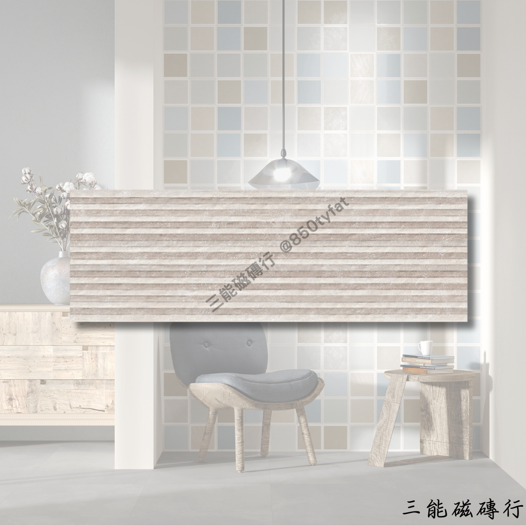 白色純色磁磚，簡約大氣，適合現代與極簡風格空間