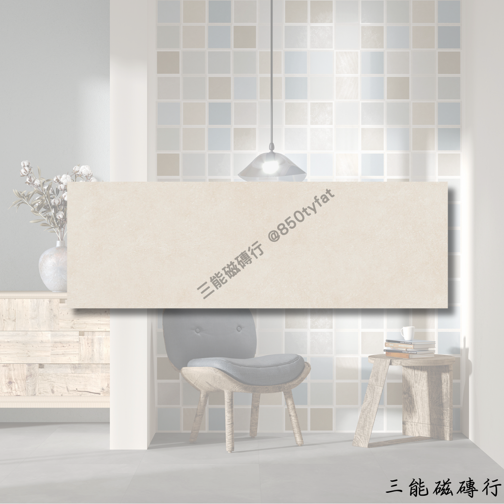 白色純色磁磚，簡約大氣，適合現代與極簡風格空間