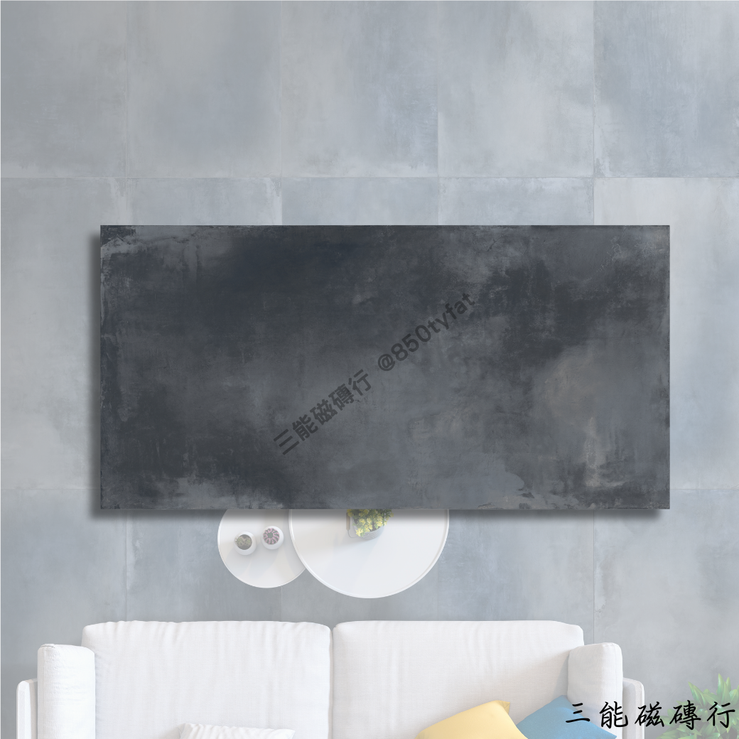 白色清水模風磁磚，柔和紋理，適合現代簡約風格空間