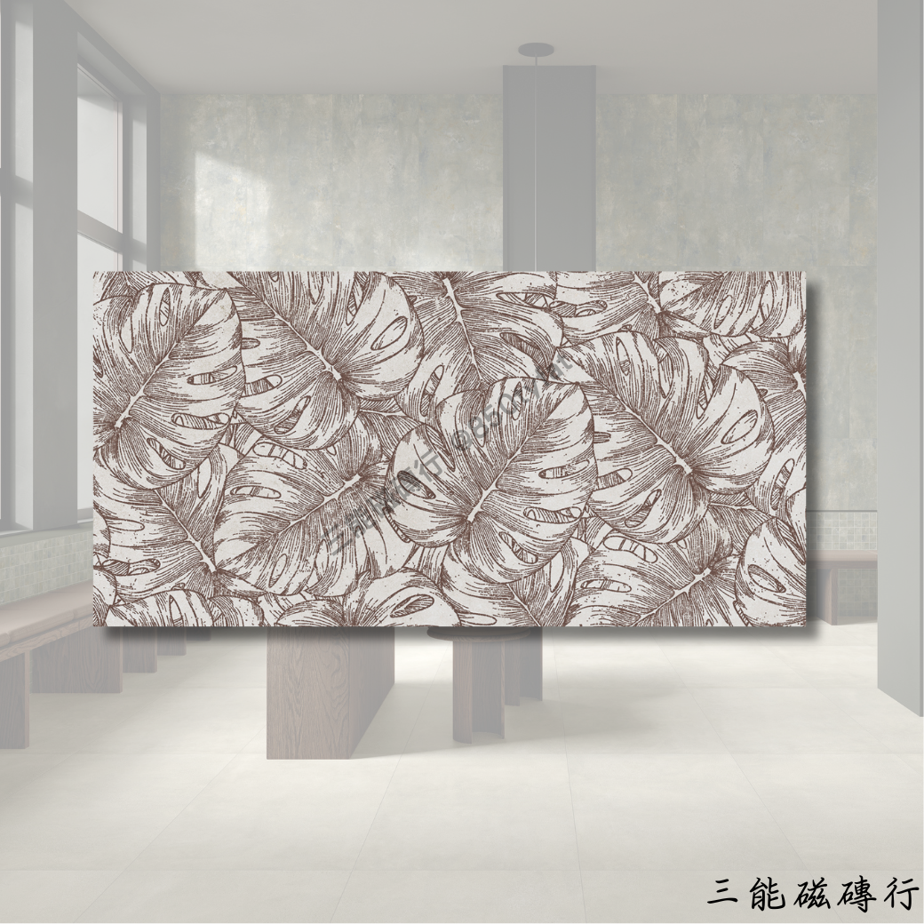 世界之樹系列白磚，霧面粉感質地，極簡純淨。