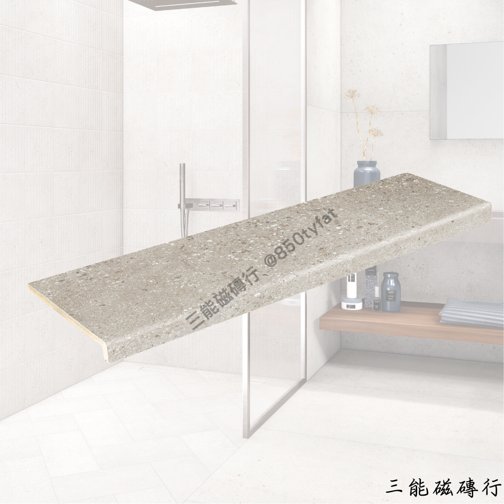 貝加爾湖系列白色磁磚，細砂感質地，純淨柔和。