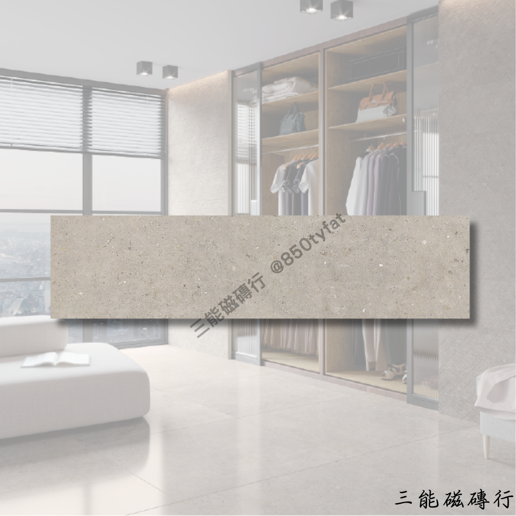 艾爾迪亞系列白色磁磚，中性灰白石紋，低調耐看。