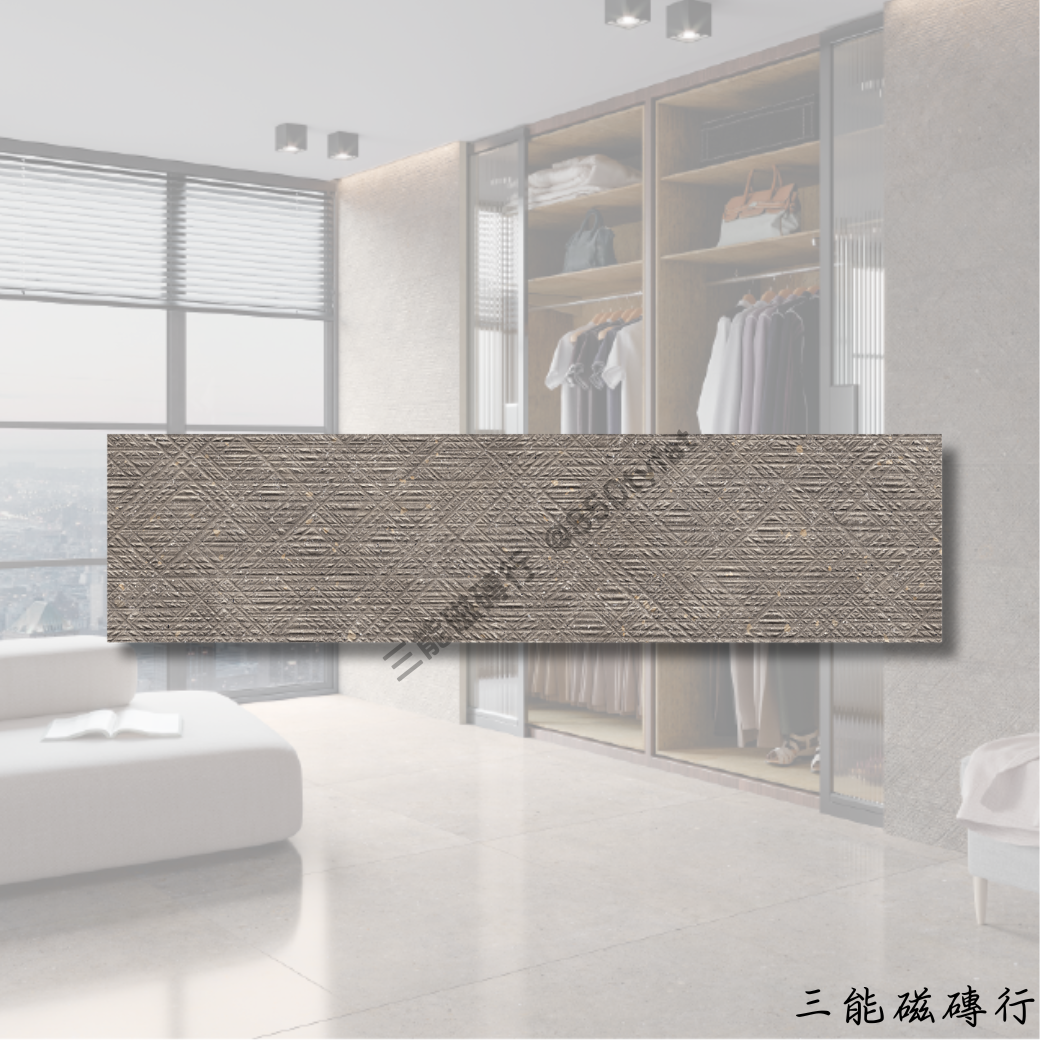 艾爾迪亞系列白色磁磚，中性灰白石紋，低調耐看。