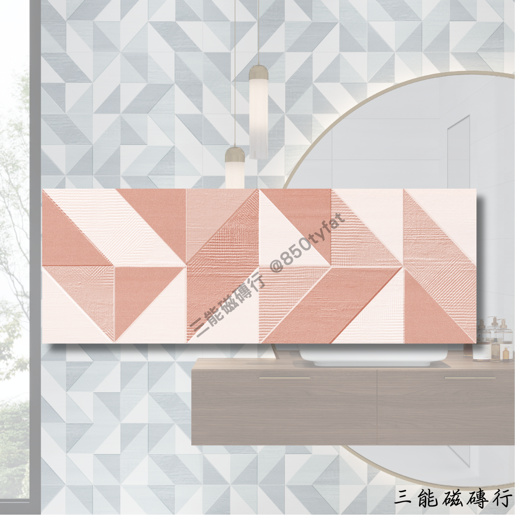 赫拉系列淡藍磁磚，淺藍霧質表面，清新舒適。