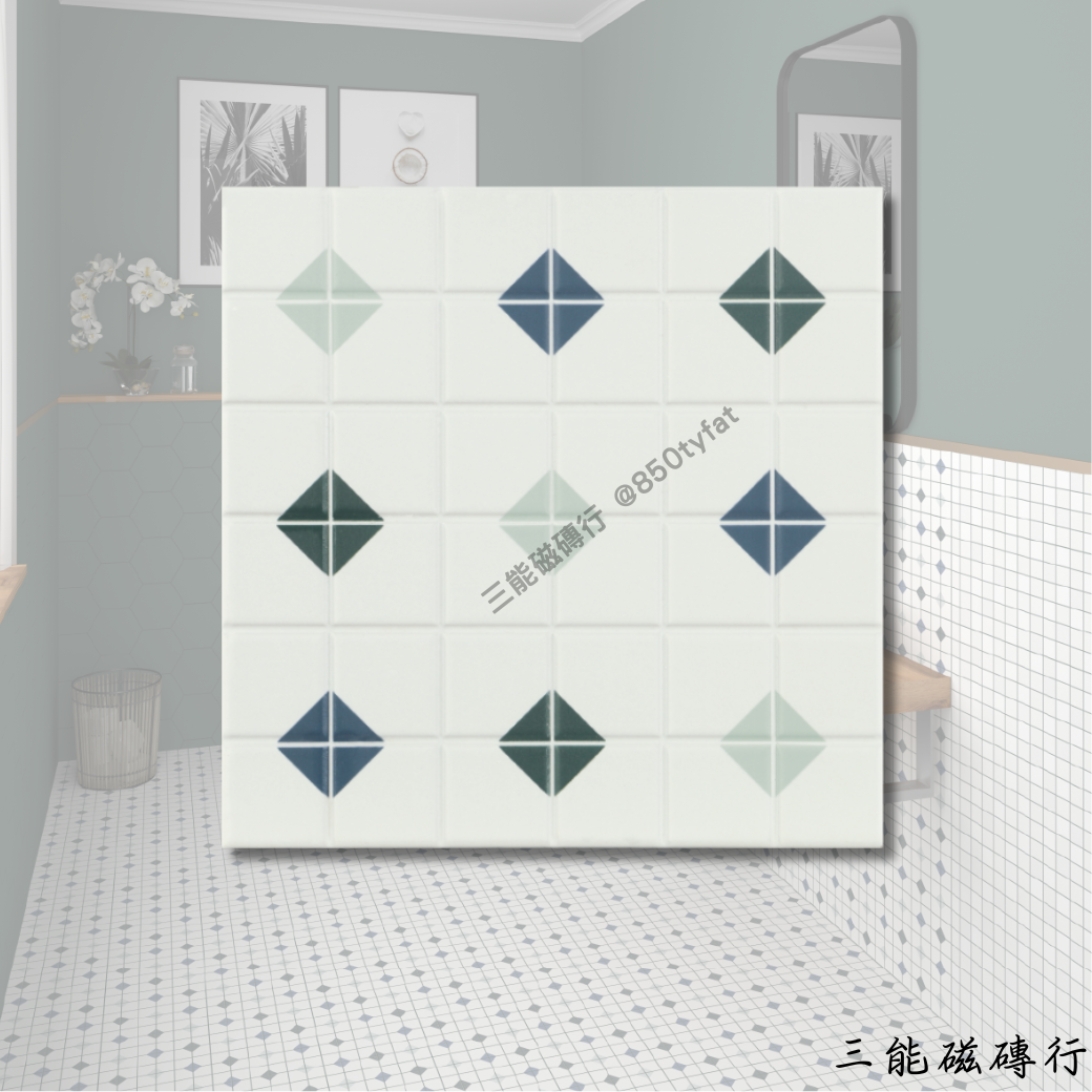 夢工廠系列米色磁磚，素雅底色，百搭耐看。