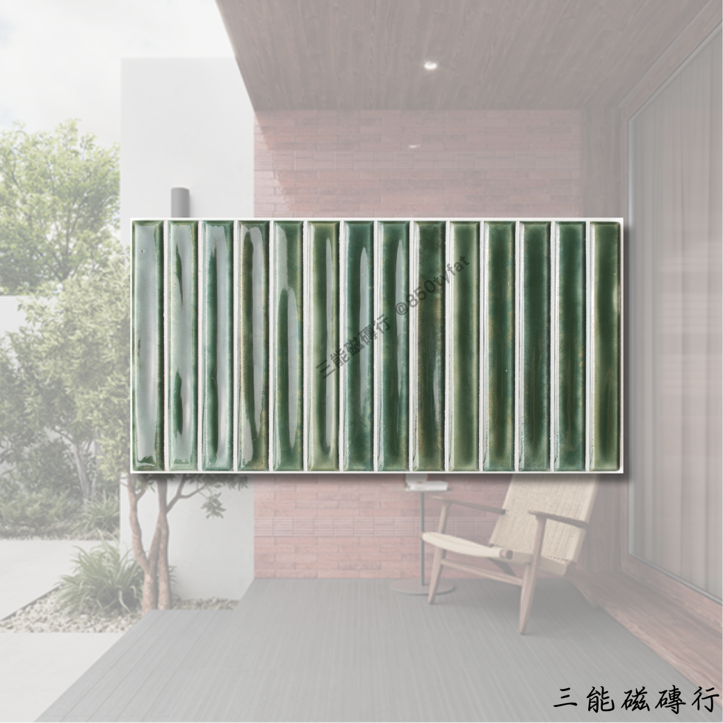 音途系列藍色磁磚，深海藍釉光層次。