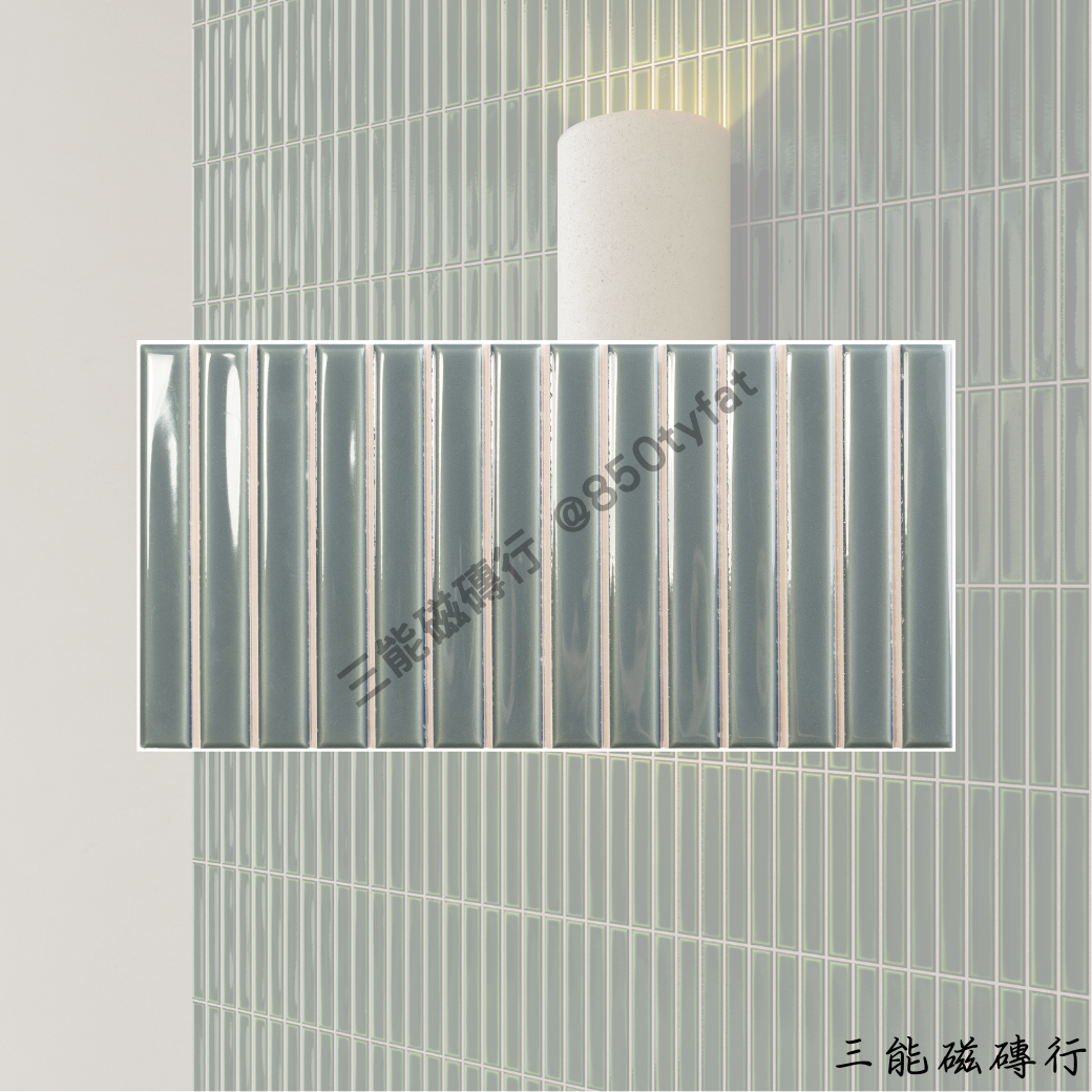 琴律系列銀灰磁磚，釉光層次感強烈，適合現代空間應用。