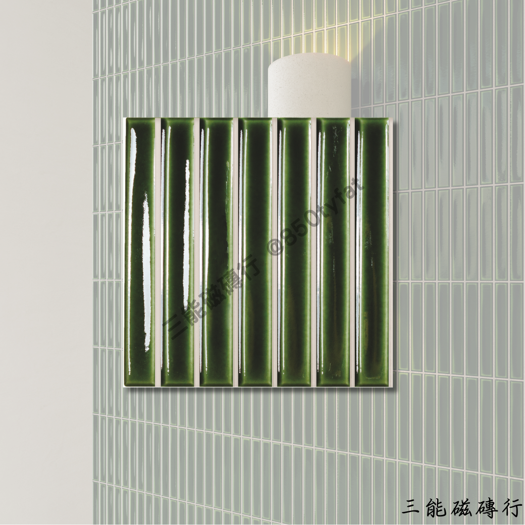 琴律系列銀灰磁磚，釉光層次感強烈，適合現代空間應用。