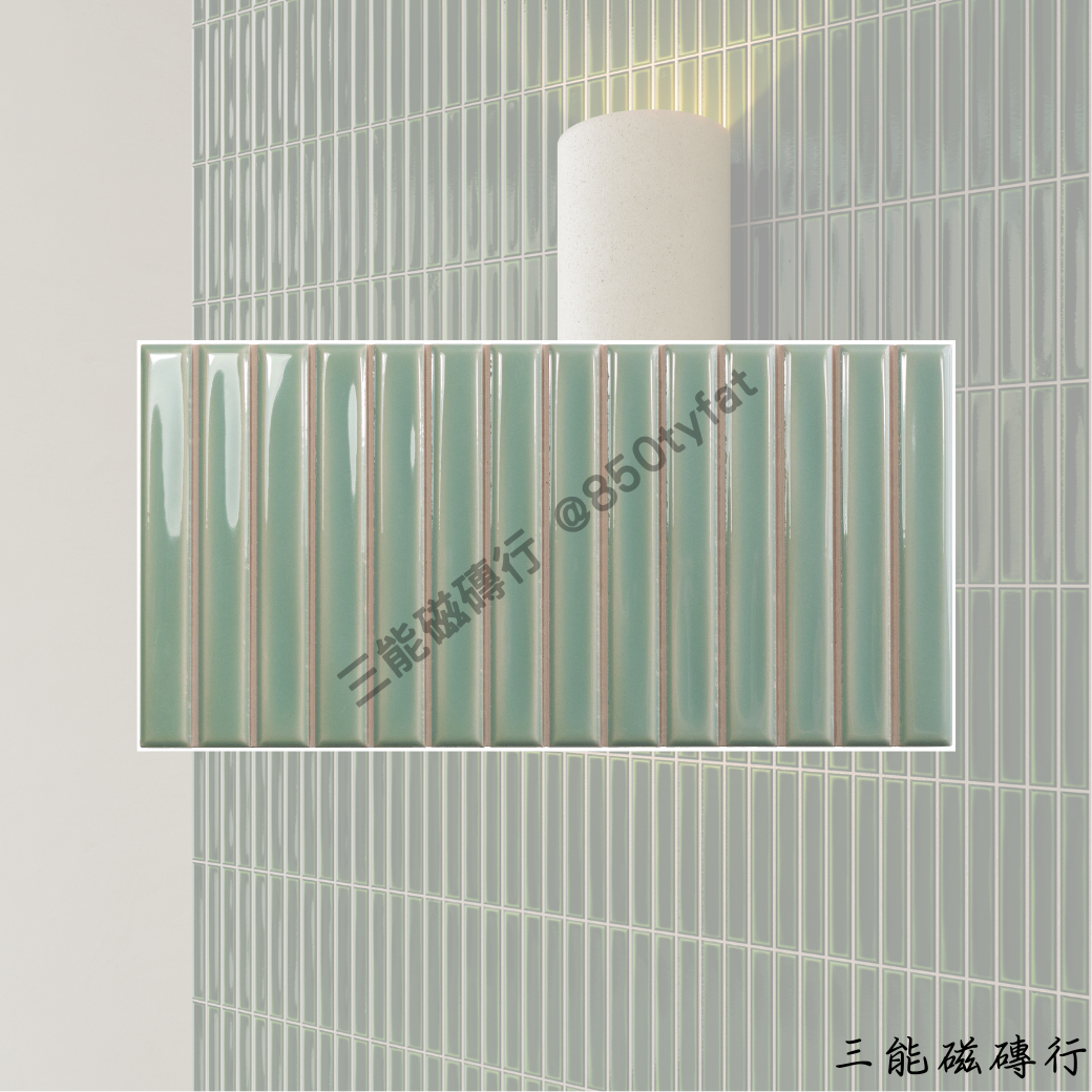 琴律系列銀灰磁磚，釉光層次感強烈，適合現代空間應用。