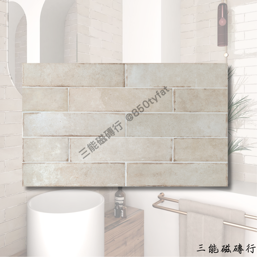 月白琉盒藍月色磁磚，清透藍調，適合浴室與明亮空間