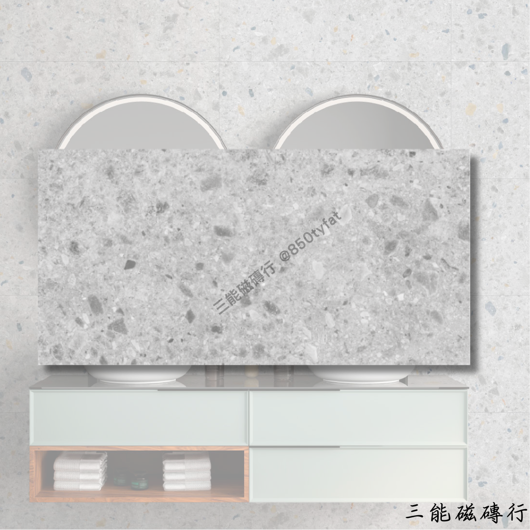 雪域秘境綠寶石磁磚鋪設於庭園地面