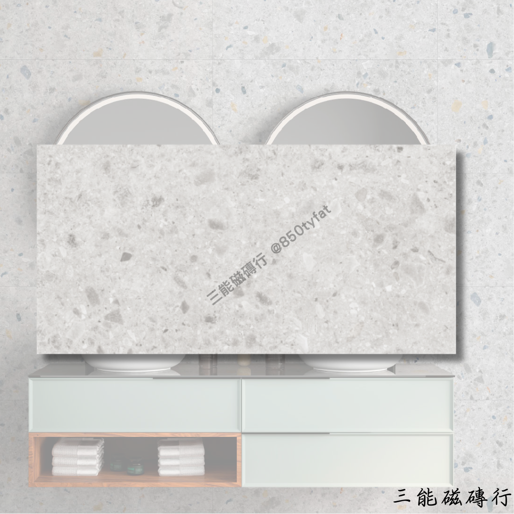 雪域秘境綠寶石磁磚鋪設於庭園地面