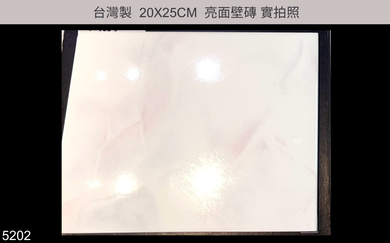 20X25磁磚,純白磁磚