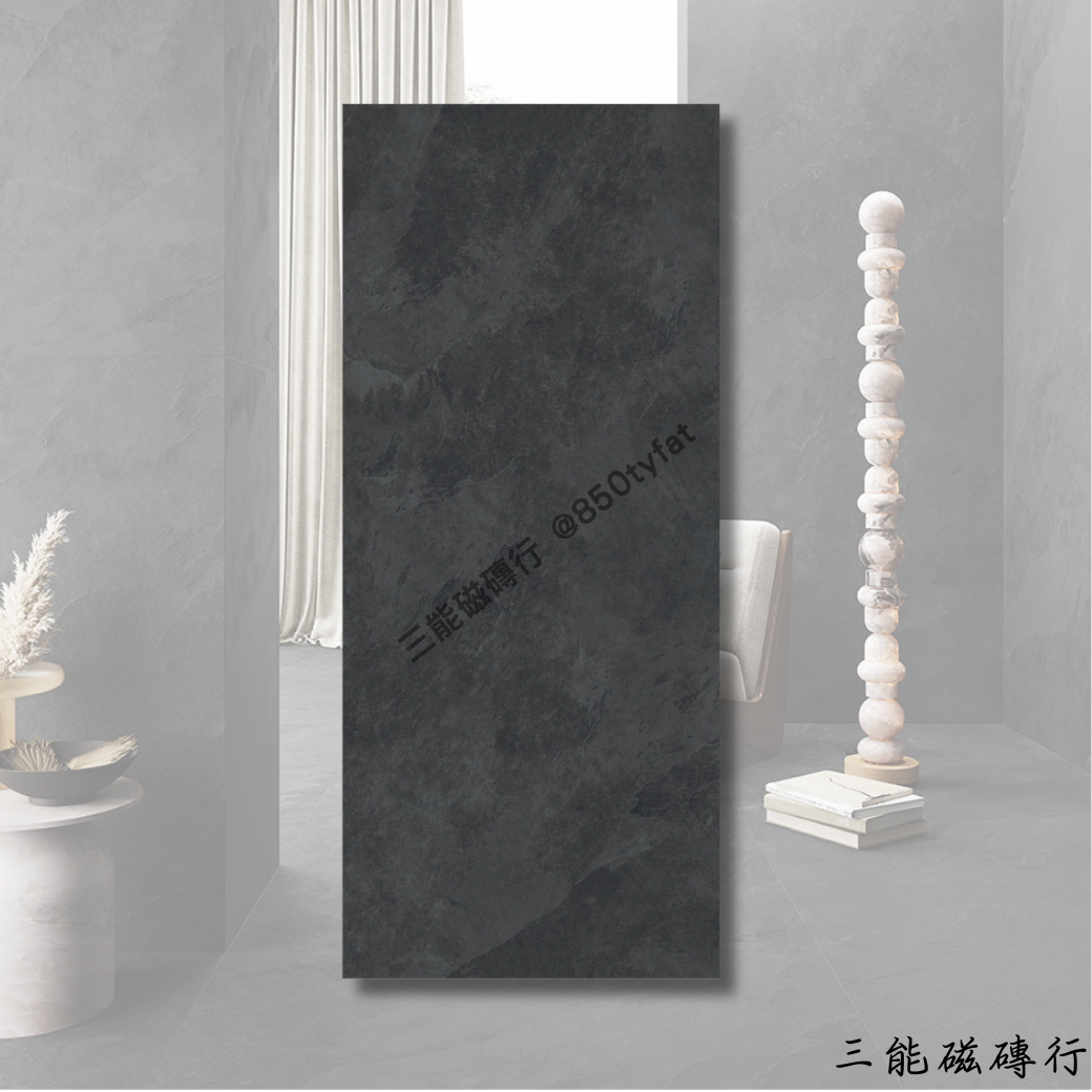 [義大利]恆岩之境-黑 | 120 x 278 cm、60x120、30x60cm