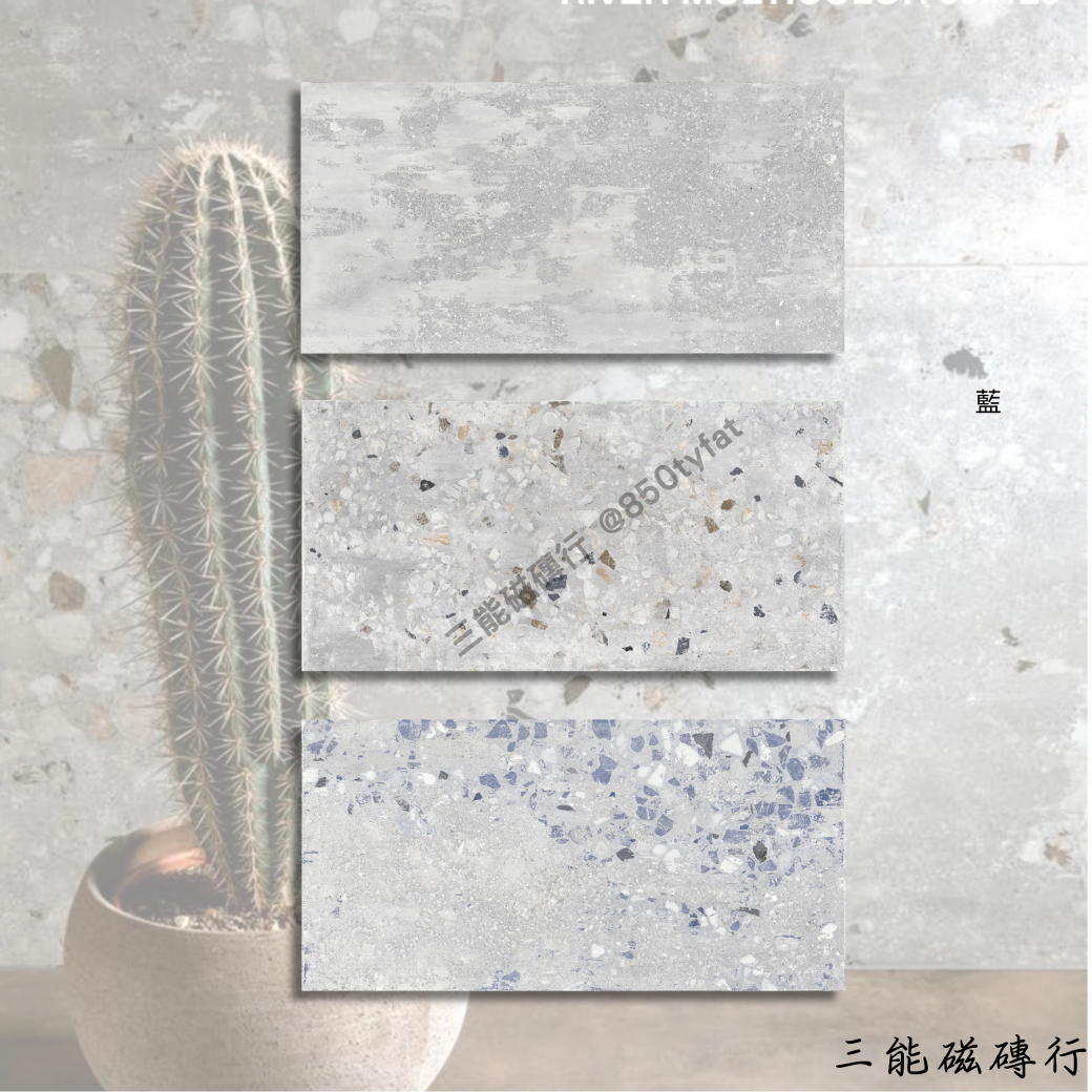 陶泥彩韻白色系磁磚，20x20cm，淡雅白灰底色搭配細碎礦物質感，適合現代極簡風格。