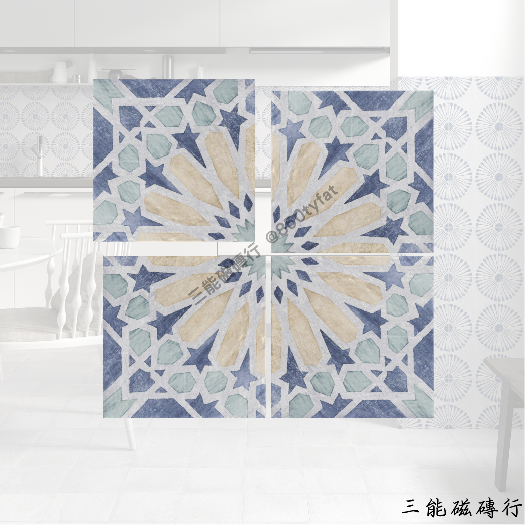 Feeling系列淺灰磁磚，水泥風紋理設計