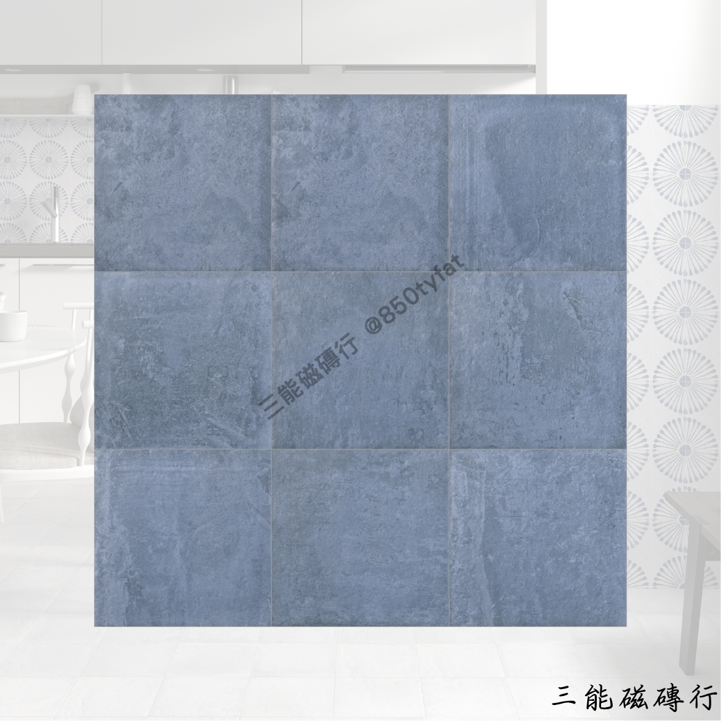 Feeling系列淺灰磁磚，水泥風紋理設計