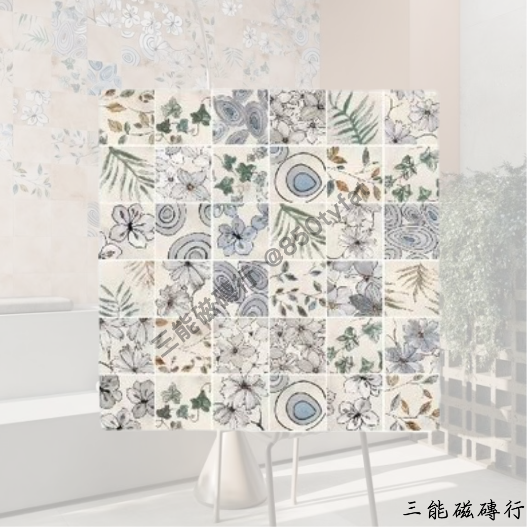 動芯系列奶油白磁磚，柔光素面設計