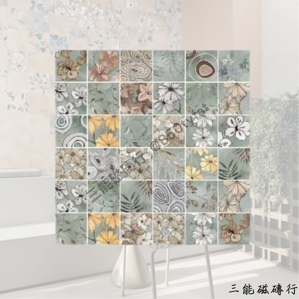 動芯系列奶油白磁磚，柔光素面設計