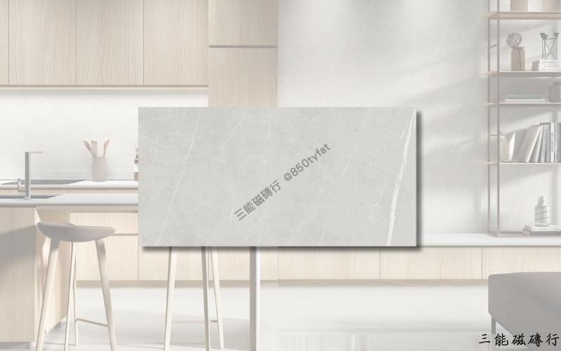 雲岩石系列磁磚，包含霧白、岩灰、咖棕與黯黑四色石紋設計，展現自然岩石質感與現代簡約氛圍，三能磁磚行