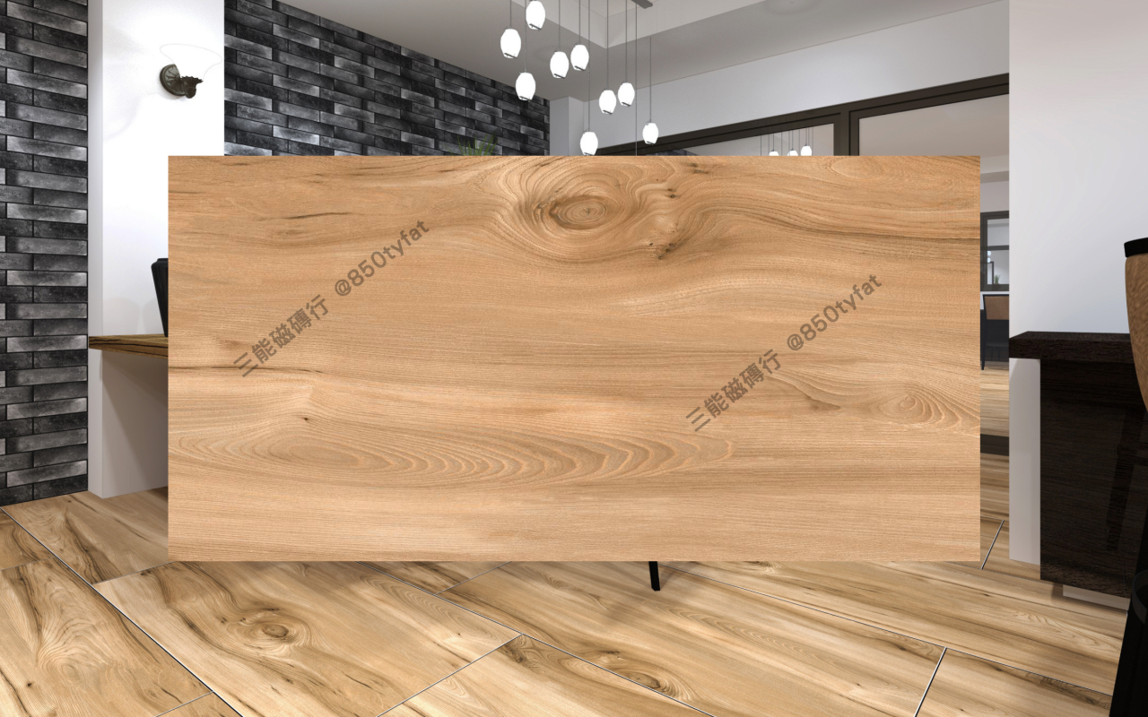 古堡橡木系列磁磚具濃郁節理與紋路表現，彷彿歐洲古堡橡木地板質地，適合復古風、鄉村風與高級感住宅空間。