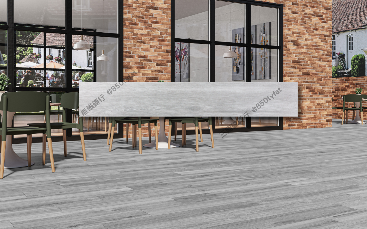 原森系列磁磚，三款色系包含自然淺木、灰木與棕木紋理，展現自然簡約與居家溫馨感，三能磁磚行