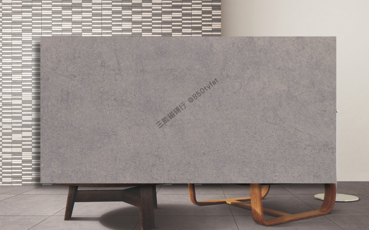 柔沙岩系列磁磚，細緻仿砂岩紋理設計，包含米色與淺灰兩色，展現自然柔和質感，三能磁磚行