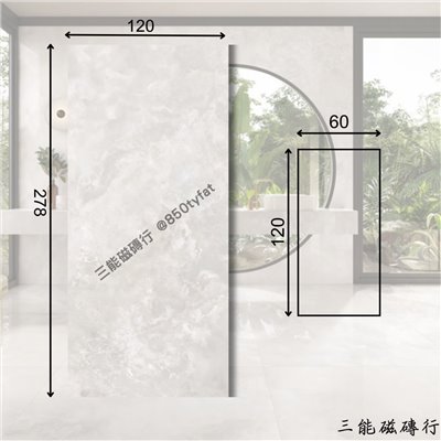 [義大利]扉雪白 | 120 x 278、60x120cm