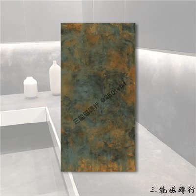 [義大利]濤雲風暴-綠 | 119.5x 278cm