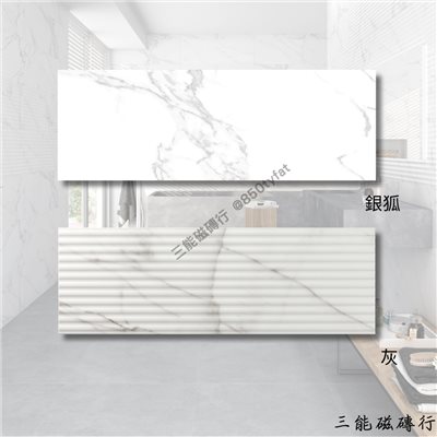 極地白-銀狐花 | 30x90